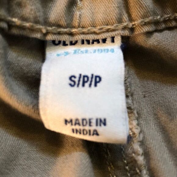 Old Navy Tan Drawstring Long Cargo Shorts S - Picture 7 of 8
